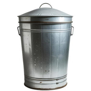 Galvanised Dustbin