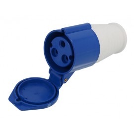 240V 16 AMP Trailing Blue Socket