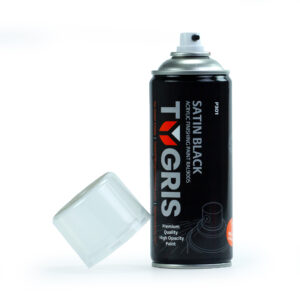 Tygris Satin Black Spray Paint
