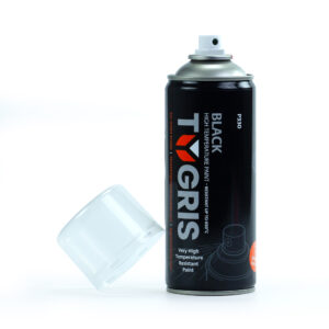 Tygris Black High Temperature Spray Paint