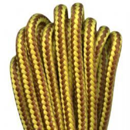 Yellow/Brown 140cms Boot Laces