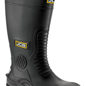 JCB Black Wellington With Steel Midsole