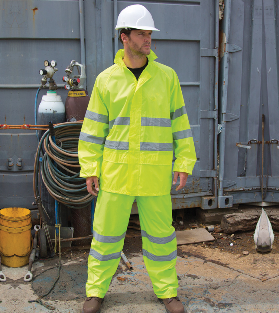 HiViz TwoPiece Waterproof Suit Yellow Rowan UK Rowan UK