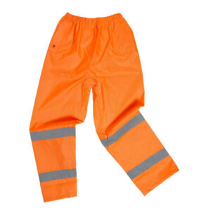Orange Hi Vis Waterproof Trousers