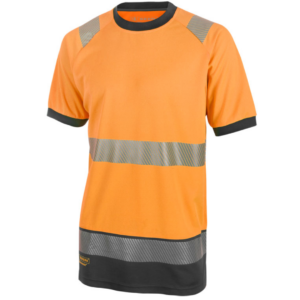Beeswift Orange Two-Tone T-Shirt