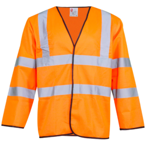 Orange Long-Sleeve Vest