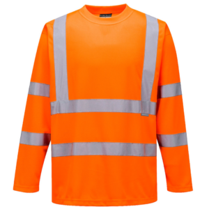 Portwest Orange Long-Sleeve T-Shirt