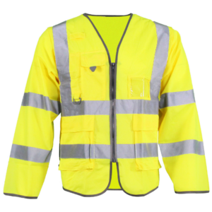 Yellow Long-Sleeve Executive Vest