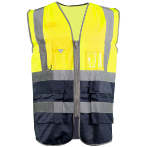 Yellow Two-Tone Executive Vest