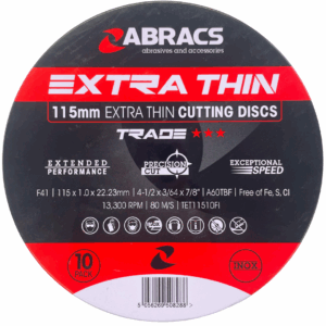 Abracs Trade 115mm Extra Thin Cutting Discs