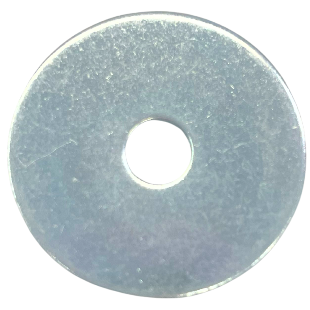 Repair washer Metal repair washers with large outer diameter and central hole, ideal for distributing load and reinforcing damaged surfaces.