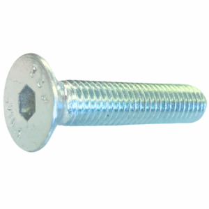 Countersunk Socket Screw – Steel flat head screw with hex socket drive